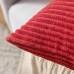 Ciazoxa Pair of Red Pillow Cases – Vibrant and Soft Pillow Covers for Bedroom or Living Room, Fade-Resistant and Machine Washable, Set of 2